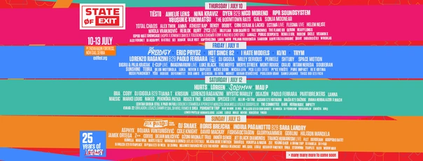  EXIT Festival отбеляза исторически успех с над 200 000 посетители и послание, че любовта и светлината са неудържими