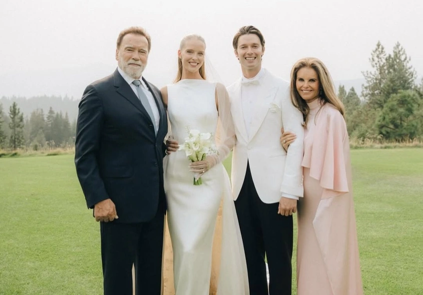 Сватбата на Аби Чемпиън & Патрик Шварценегер край езерото в Айдахо