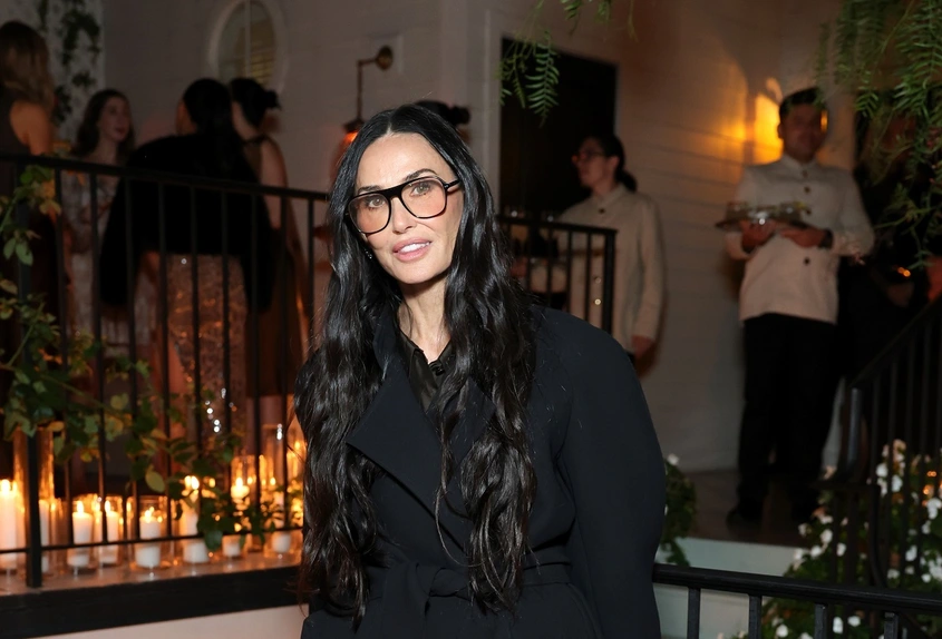 Деми Мур с перфектната вечерна визия