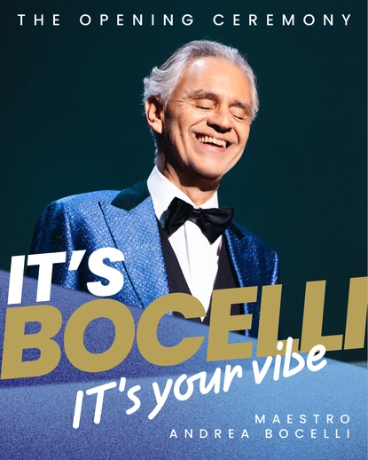 Aндреа Бочели ще бъде сред основните изпълнители на церемонията по откриването на Зимните олимпийски игри Милано - Кортина 2026
