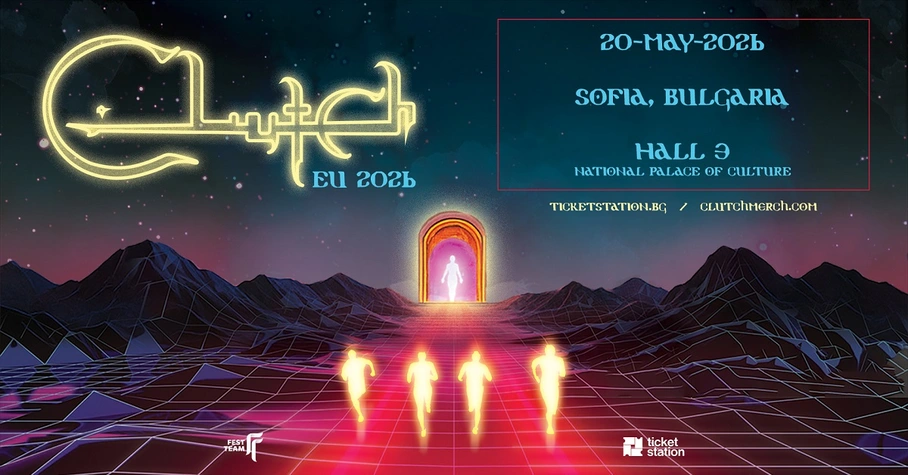 CLUTCH за първи път в България – на 20 май 2026 в Зала 3 на НДК