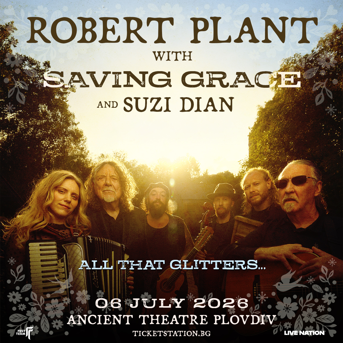 Легендарният глас на Led Zeppelin с концерт в Пловдив със Saving Grace и Сюзи Диан